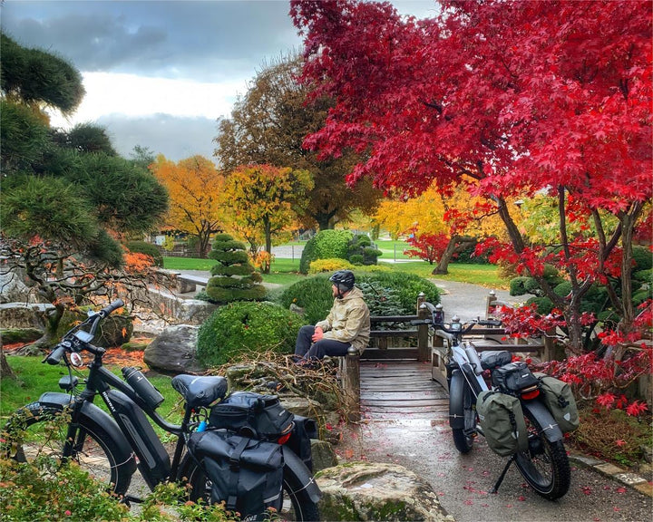 Riding with Himiway Long Range E-Bike: Unleash Your Autumn Adventure!