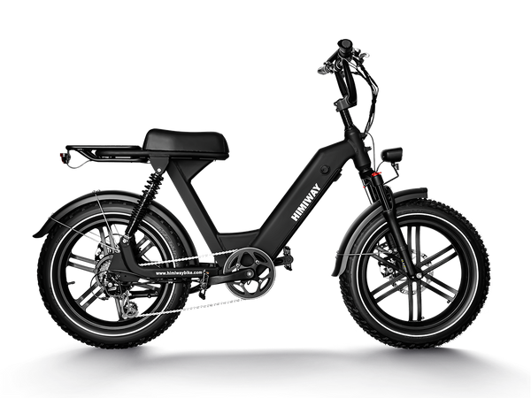 Fat Tire Electric Moped Style Bike Escape Himiway Bikes HimiwayBike CA
