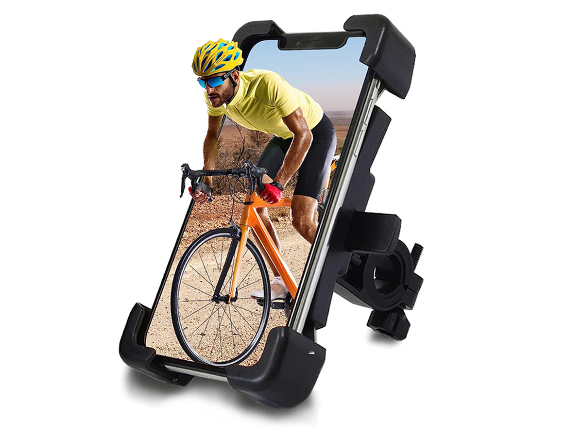 Support de téléphone rotatif à 360 ° à verrouillage automatique et à dégagement rapide pour téléphone portable de 4,5 à 7,2 pouces