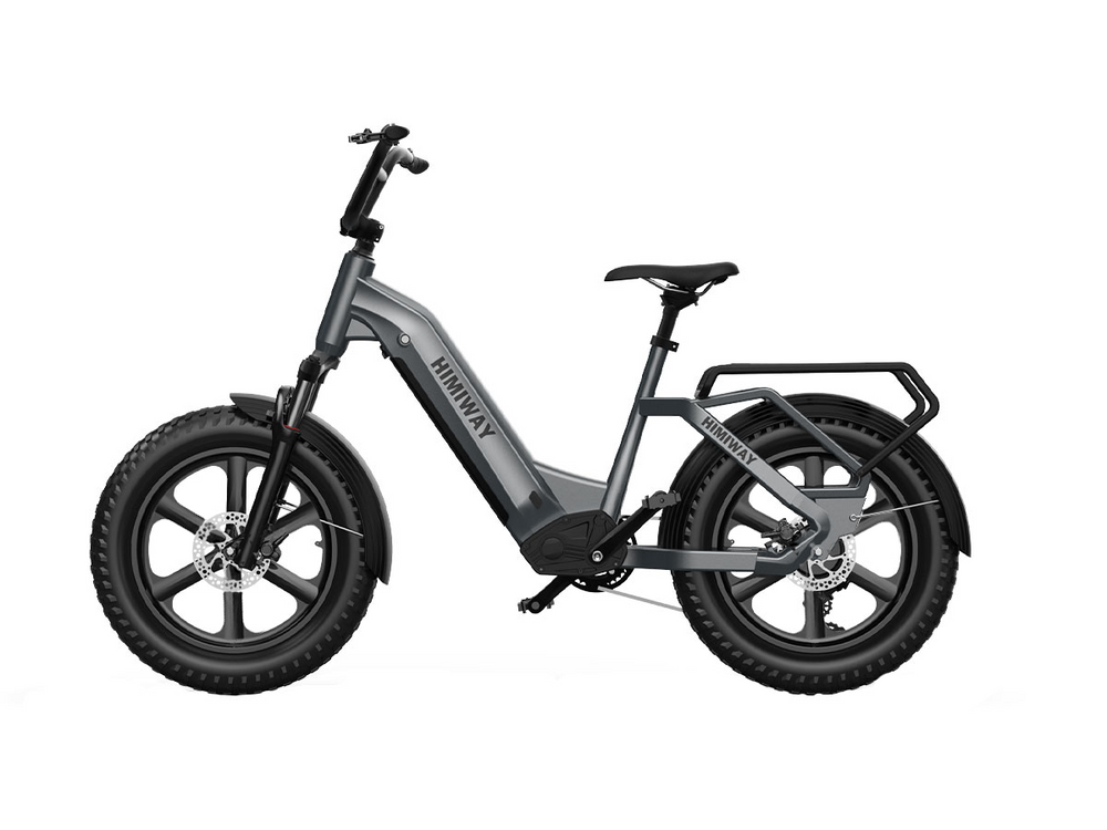 Show how integrated battery design and multiple rear racks work