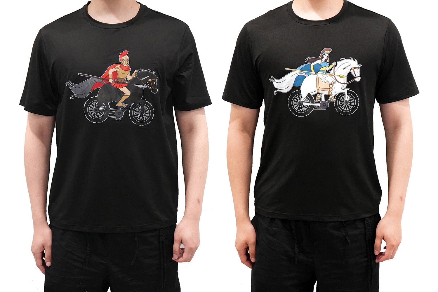 Himiway Beast Way Short Sleeve Soft Novelty Cycling T-shirt